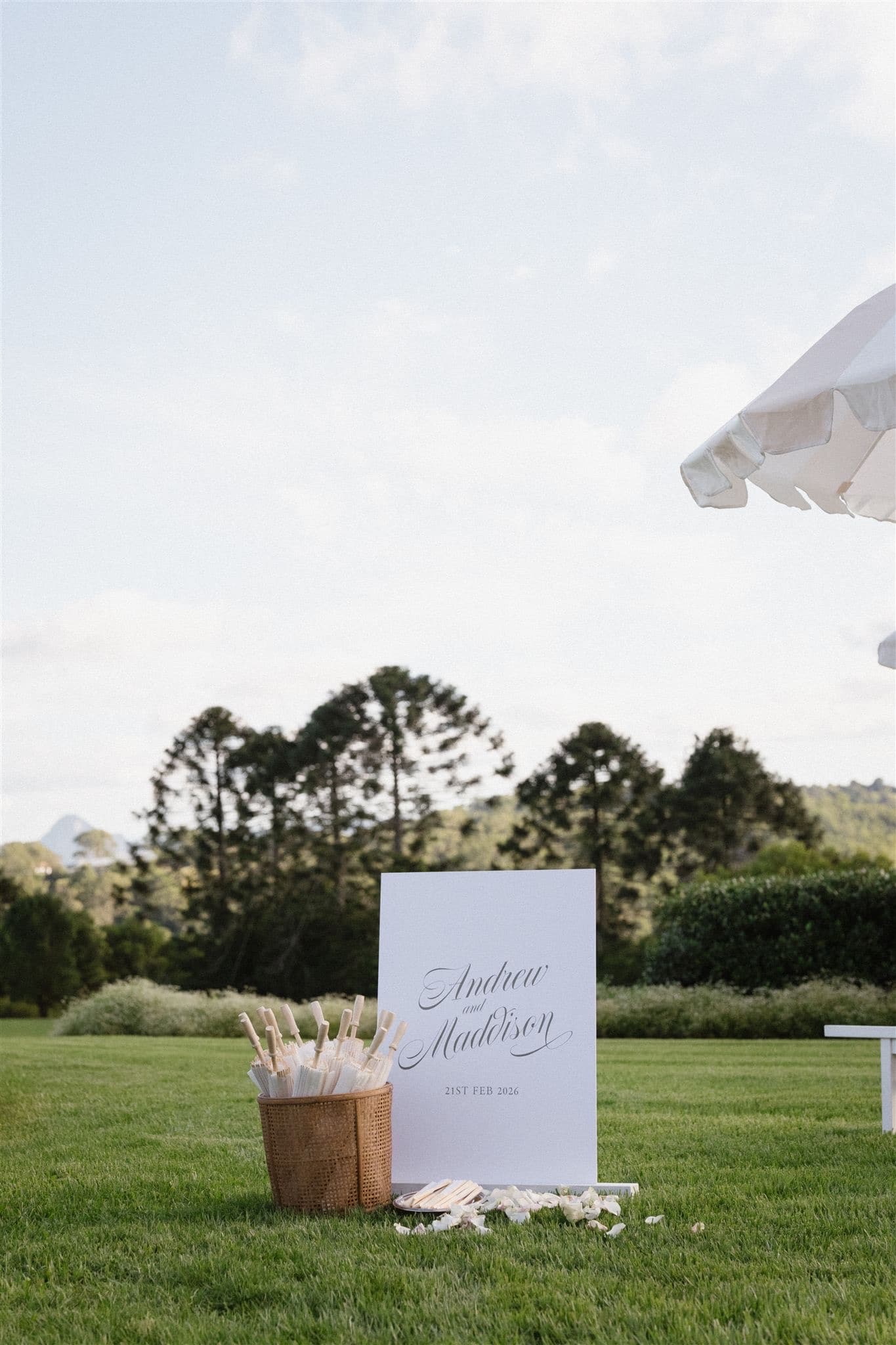 Wedding ceremony details